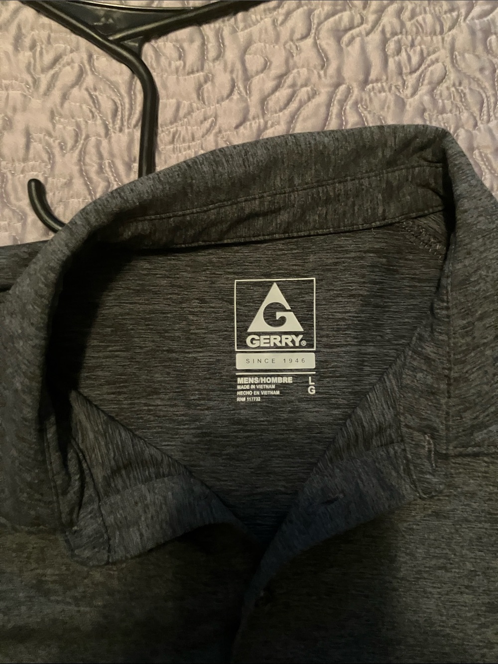 Gerry Weber Men’s Heather Charcoal Lightweight Shirt Jacket